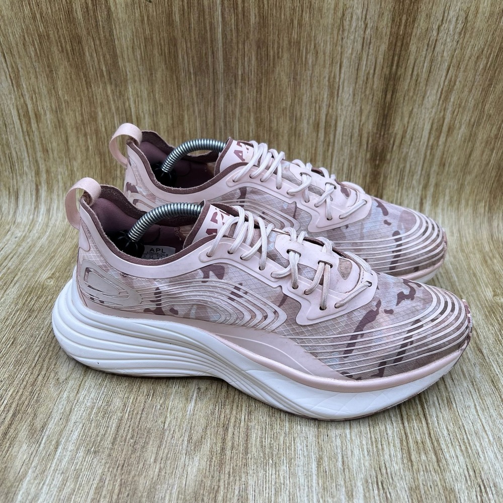 APL Streamline Running Shoes Women's Size 8 Pink Camo AeroLux Sneakers